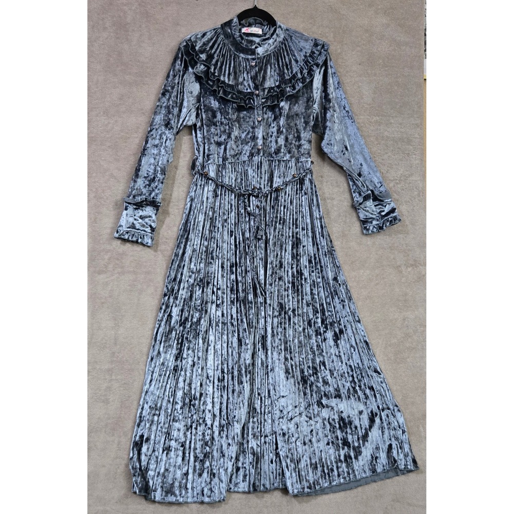 Velvet Dress XL Victorian Gothic Romantic Whimsigoth Boho Festival Ren Faire